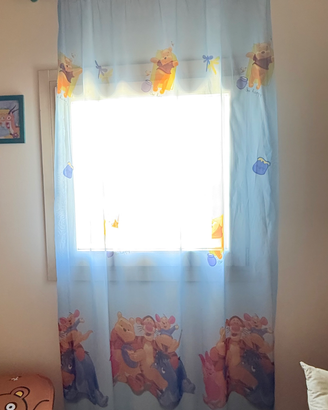 N. 2 Tende Winnie The Pooh 140x220h + 3 quadretti