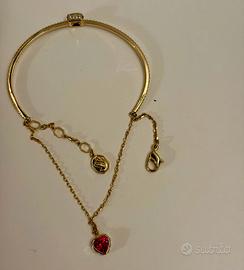 bracciale Swarovski  di Swarovski finitura oro 