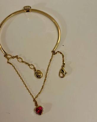bracciale Swarovski  di Swarovski finitura oro 