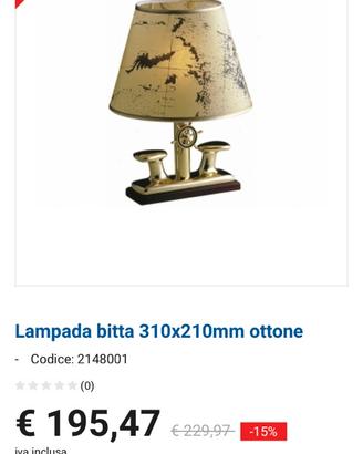 Lampada nautica Foresti e Suardi