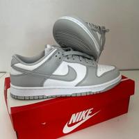 Nike Dunk Low Grigio e Bianco 38.5 Nuove