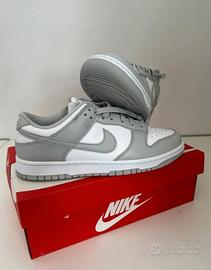 Nike Dunk Low Grigio e Bianco 38.5 Nuove
