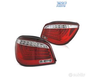 FANALI BMW E60 03-07 LED ROSSO CROMATO