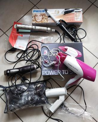 piastra phon e accessori per capelli