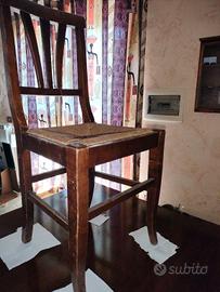 Tavolo da cucina in legno massello completo di sed