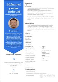 Pizzaolo cameriere barista