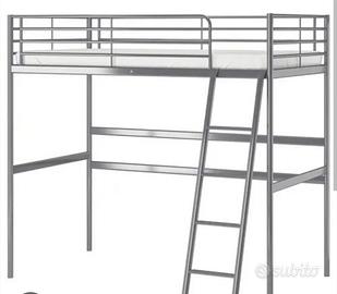 letto a soppalco 140x200 ikea