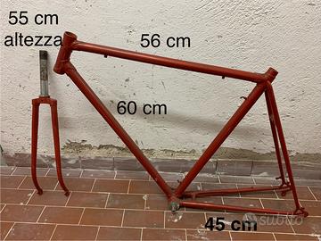 Telaio bici con forcella