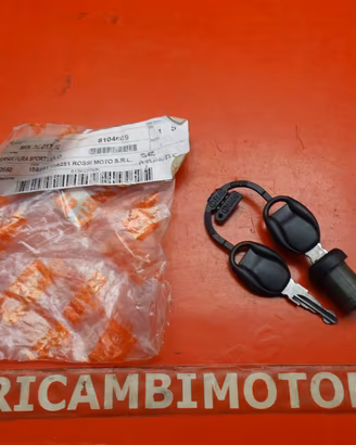 BLOCCHETTO ACCENSIONE CILINDRETTI CHIAVE APRILIA