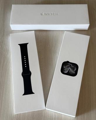 APPLE WATCH Serie 11 GPS+CELL Jet Black M/L -NUOVO