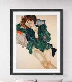 Poster  Ritratto moderno stile espressionista