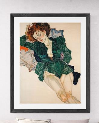 Poster  Ritratto moderno stile espressionista