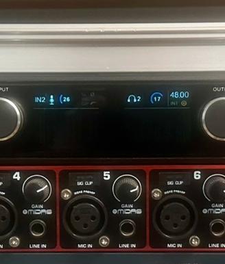 Scheda Apogee Ensemble Thunderbolt + Behringer