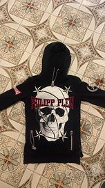 Philipp Plein felpa con capuccio zip