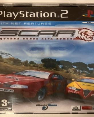 Gioco giochi PS2 PlayStation 2 SCAR Squadra corse