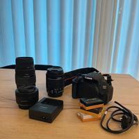 Canon EOS 700d + 3 lenti + accessori