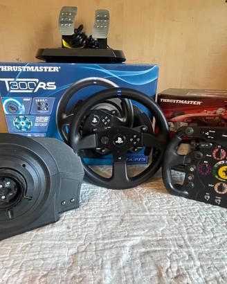 Thrustmaster T300 RS + Volante Ferrari F1 Add-On (