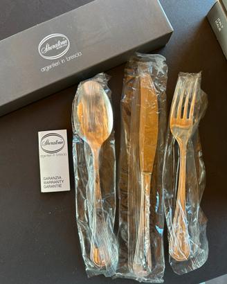 Set 12+2 posate silverplated Sheratonn argentieri