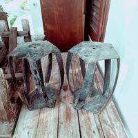 Coppia Frese rulli tagliaerba motozappa Ruggerini