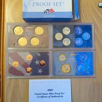 Set 18 monete dollari USA 2009 Proof Set ufficiali