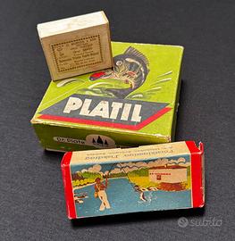 Scatole Vintage Esche Pesca anni '40-'60 originali