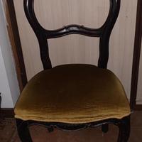 Sedie noce scuro primi 900 6 pezzi