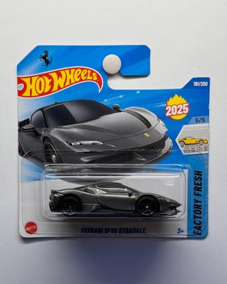 Hot Wheels Ferrari SF90 Stradale Grigio Metal 2025