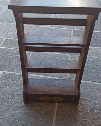 Porta spezie in legno  con cassetto