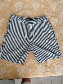 pantaloncini corti Bermuda uomo a righe 