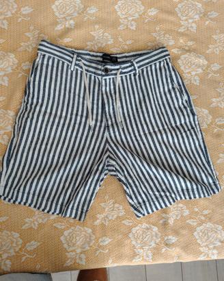 pantaloncini corti Bermuda uomo a righe 