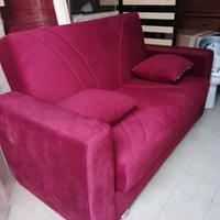 divano letto Rosso, NUOVO,Mai usato200€