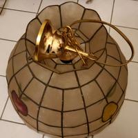 Lampadario madreperla con frutta