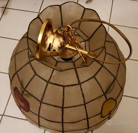 Lampadario madreperla con frutta