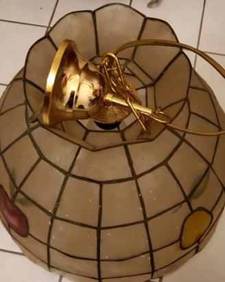 Lampadario madreperla con frutta