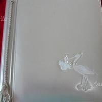 Antico ALBUM FOTOGRAFICO per NASCITA