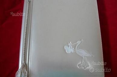 Antico ALBUM FOTOGRAFICO per NASCITA