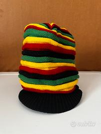 Cappello Rasta Multicolore con Visiera