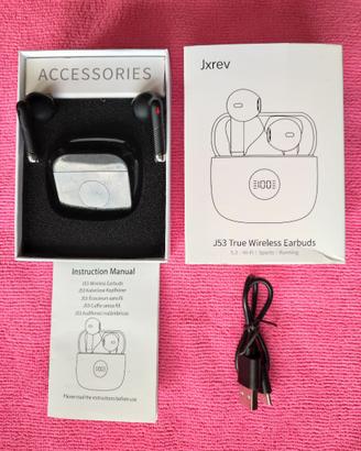 Auricolari Bluetooth Jxrev J53 (Neri)