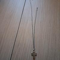 Collana uomo U.S. Polo Assn con croce acciaio inox