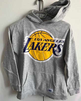 FELPA CON CAPPUCCIO LOGO LAKERS