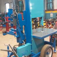 sega a nastro 700 con spaccalegna carrellata a car