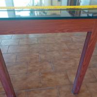 tavolo da esterno in alluminio artigianalmente 