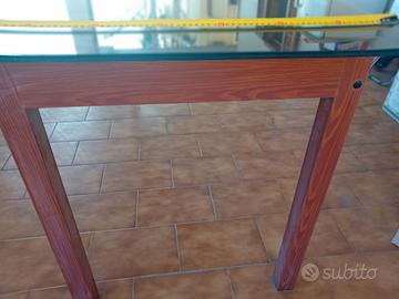 tavolo da esterno in alluminio artigianalmente 