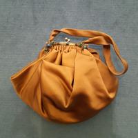 Pochette da sera vintage anni 50  fibbia e pietre