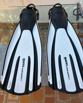 Pinne Mares Avanti Quattro+ taglia S - bianche