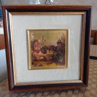 quadro in foglia d oro