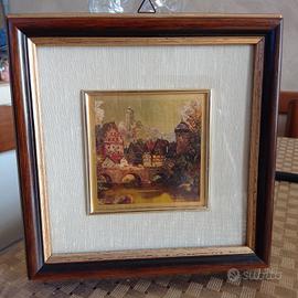 quadro in foglia d oro