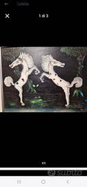 Quadro cavalli firmatl