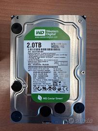 Hard Disk SATA 2TB WD 64MB Cache