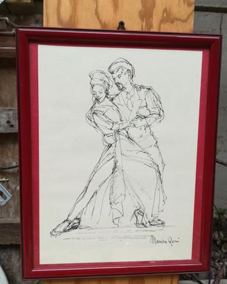 Quadro china coppia ballerini tango – Marisa Rossi